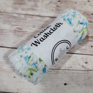 Beach House Cotton Washcloth - Kilted Suds - Extra Large Washcloths