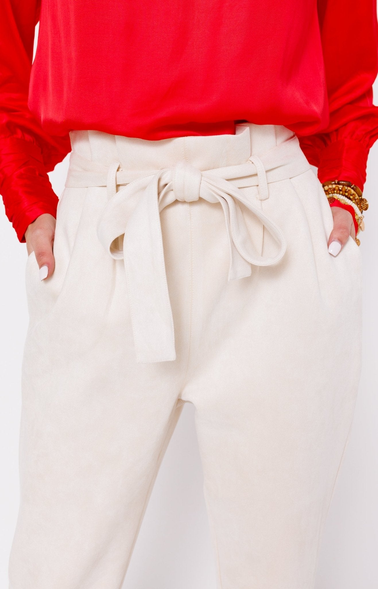 Dolce Cabo: Captivating Feels Vegan Leather Pants, BEIGE - HerringStones -  HerringStones