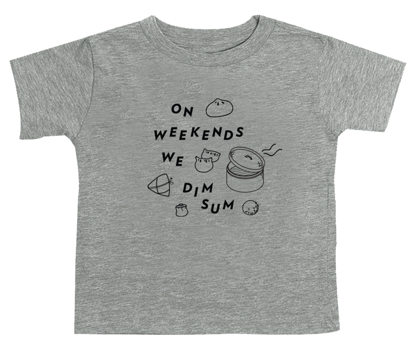 Dim Sum Gray Toddler Tee