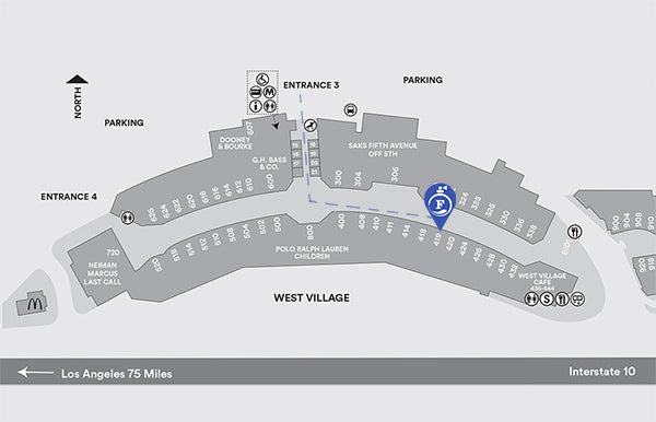 Cabazon Outlets Map