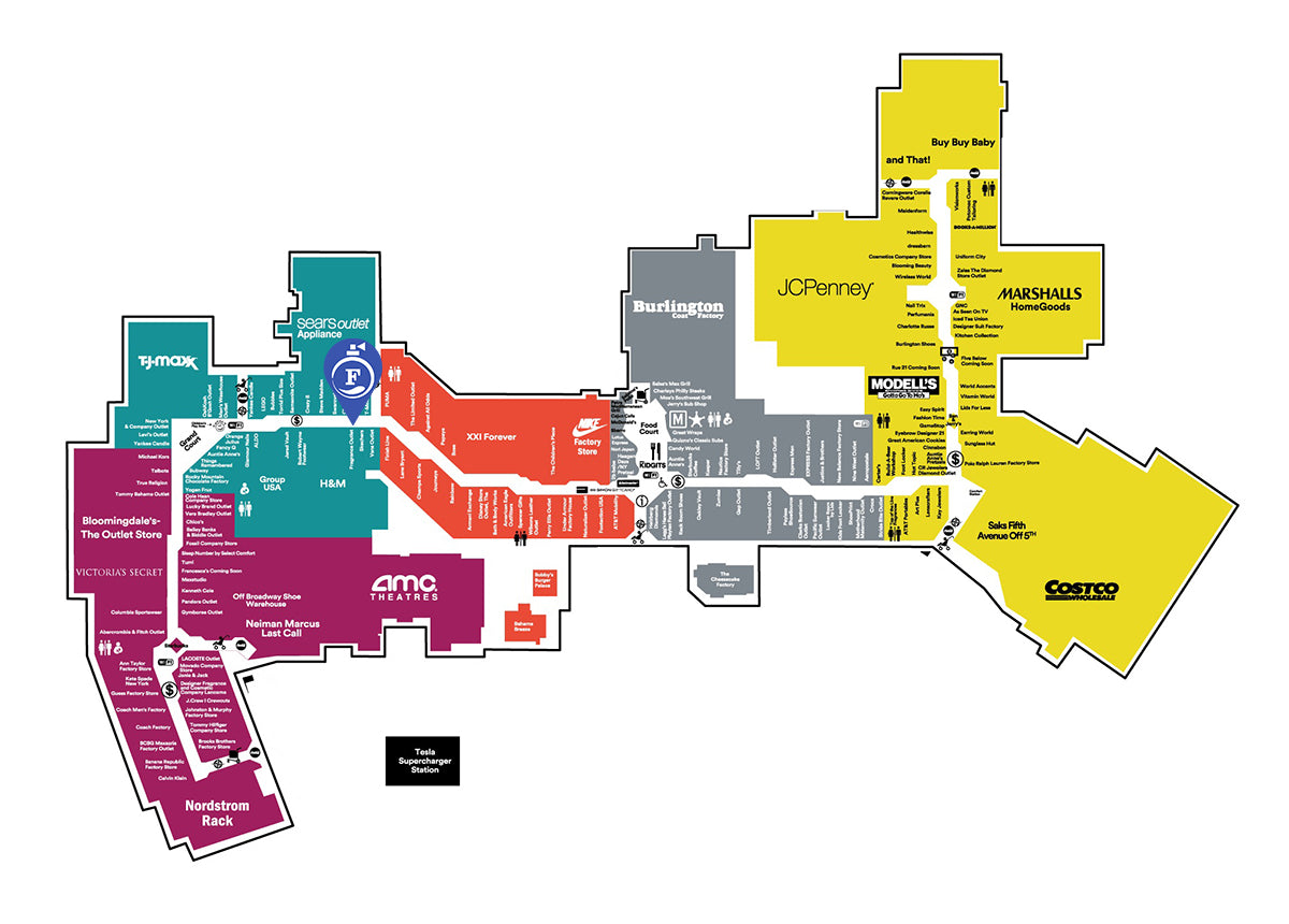 potomac mills mall map