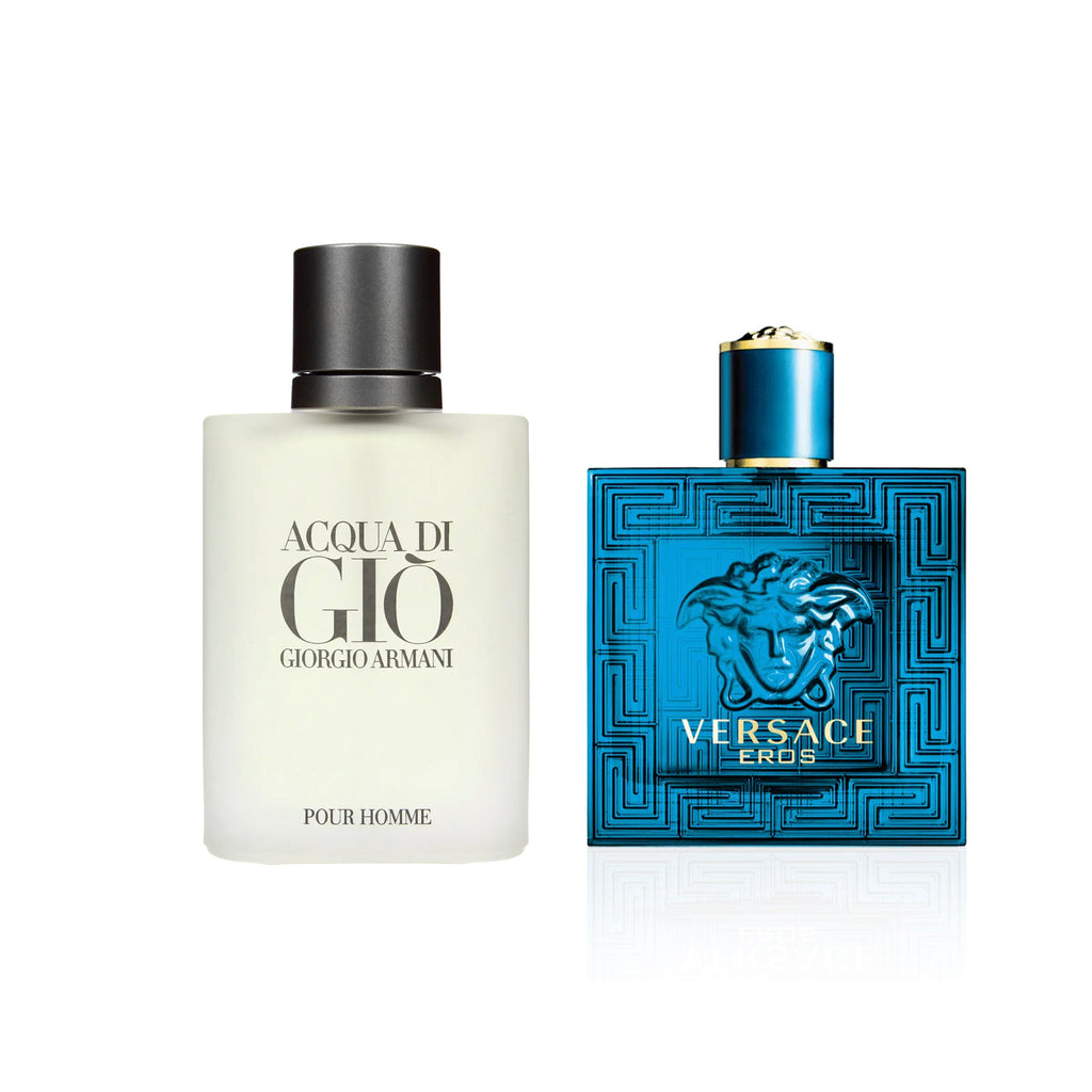 Bundle Deal for Men: Acqua di Gio by Armani and Eros by Versace – Fragrance  Outlet