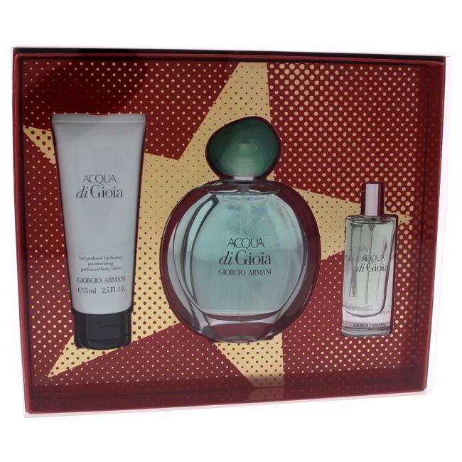 Acqua Di Gioia by Giorgio Armani for Women - 3 Pc Gift Set – Fragrance  Outlet