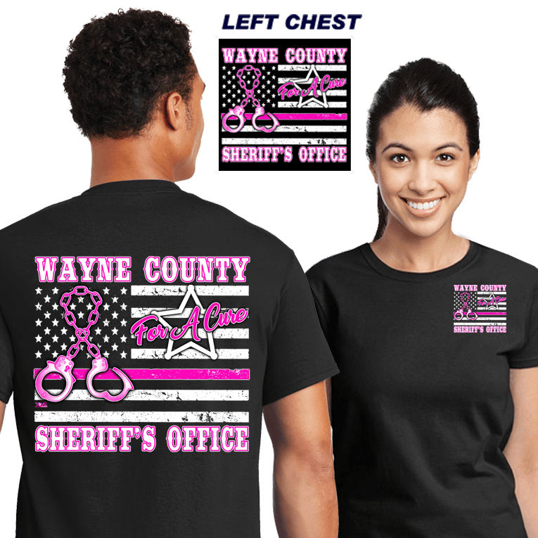 Sheriff For A Cure Breast Cancer Shirts Dove Designs 6777
