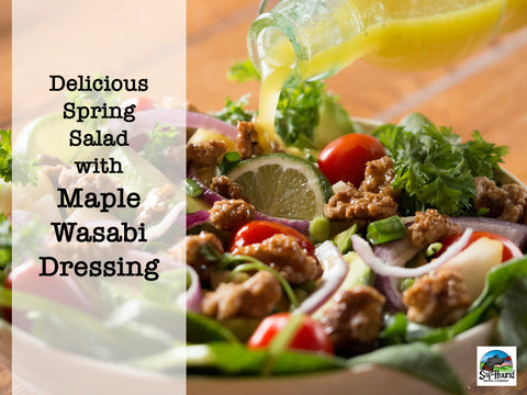 Recipe for homemade maple salad dressing!