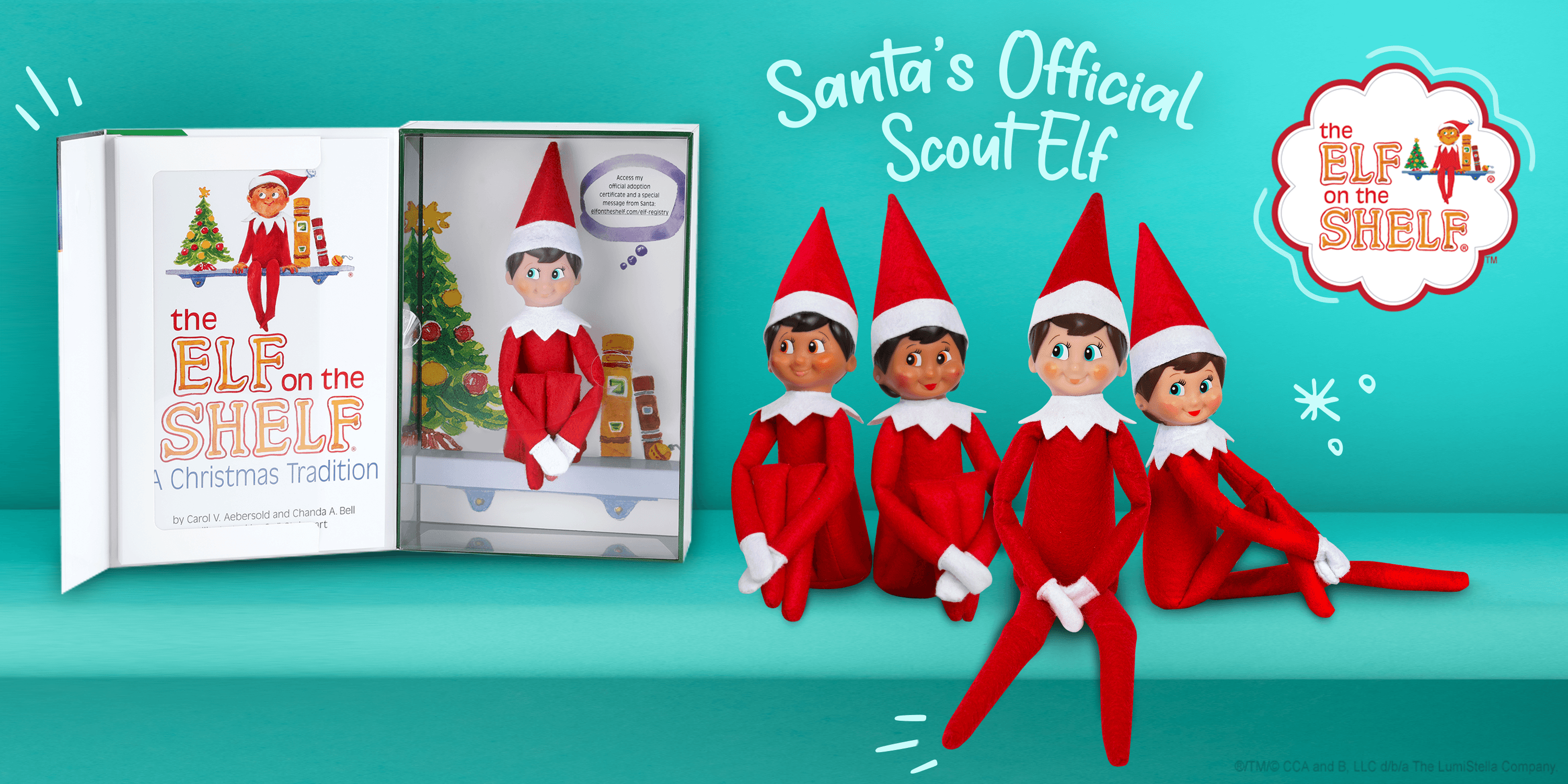 Elf on the Shelf UK Santa Store | Elf on the Shelf Boy and Girl & Book