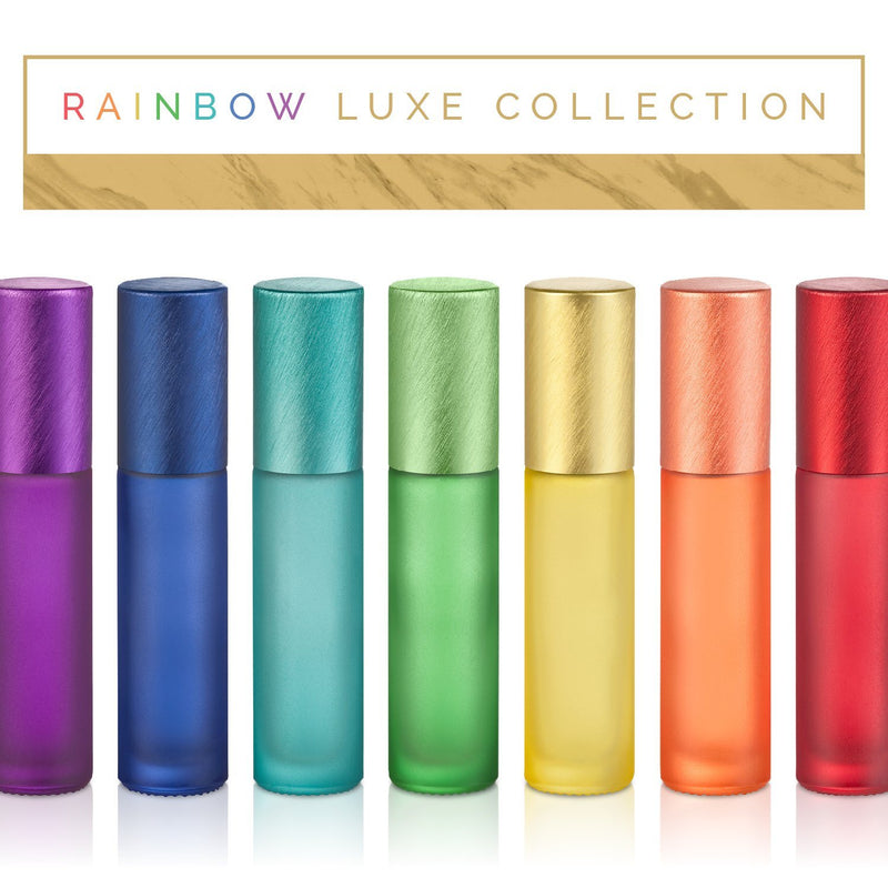 Download Eos Rainbow Luxe Collection 10ml Roller Bottle Packs Of 5 Or 7 Eos Easy Oil Solutions Yellowimages Mockups