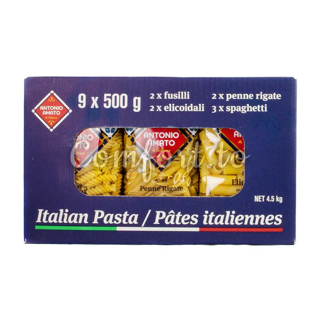 Italian Pasta Variety Pack, 9 x 500 g 