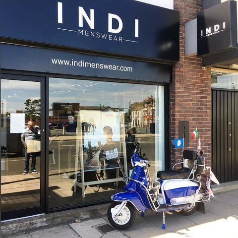 indi menswear wakefield shop front