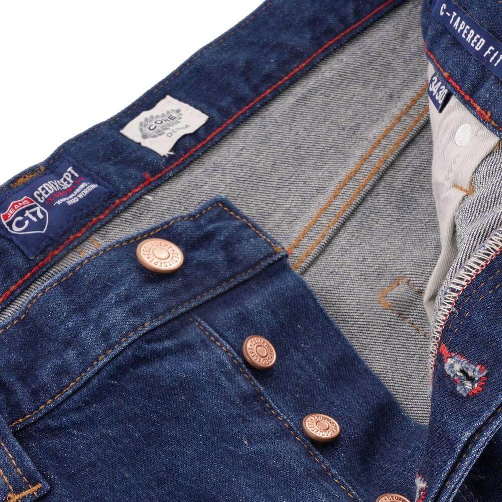 C17 Jeans Regular Tapered Indigo Rinsed – Menswear