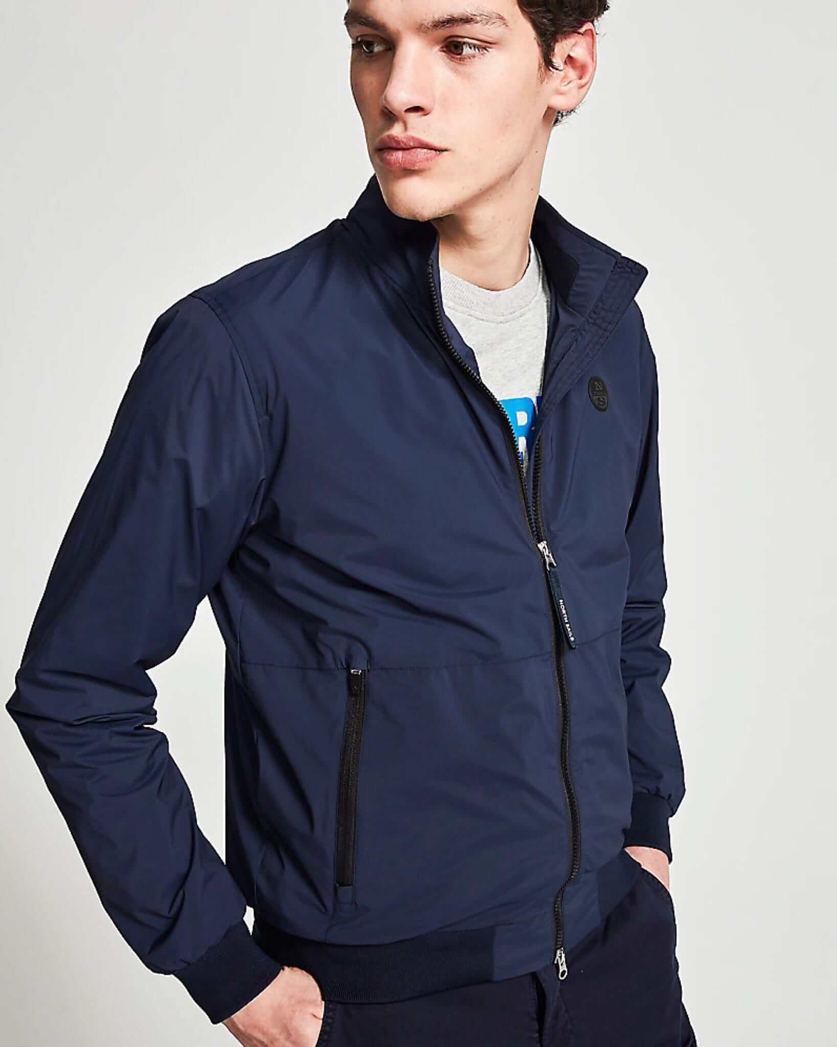 North Sails ROUSAY Stretch Bomber Jacket Navy – indi menswear