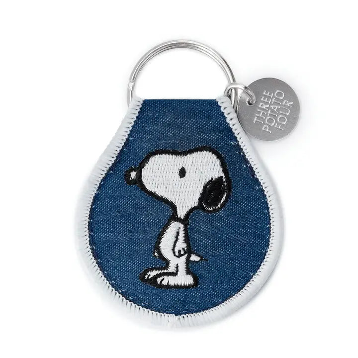 Classic Snoopy Patch Keychain