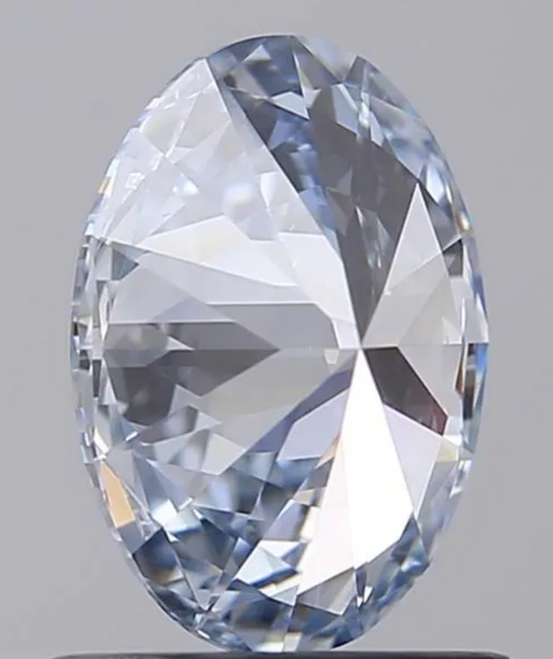 1.02CT Oval Brilliant Cut J Color VS2 Blue Lab Grown Loose Diamond - Elizabeth & Son