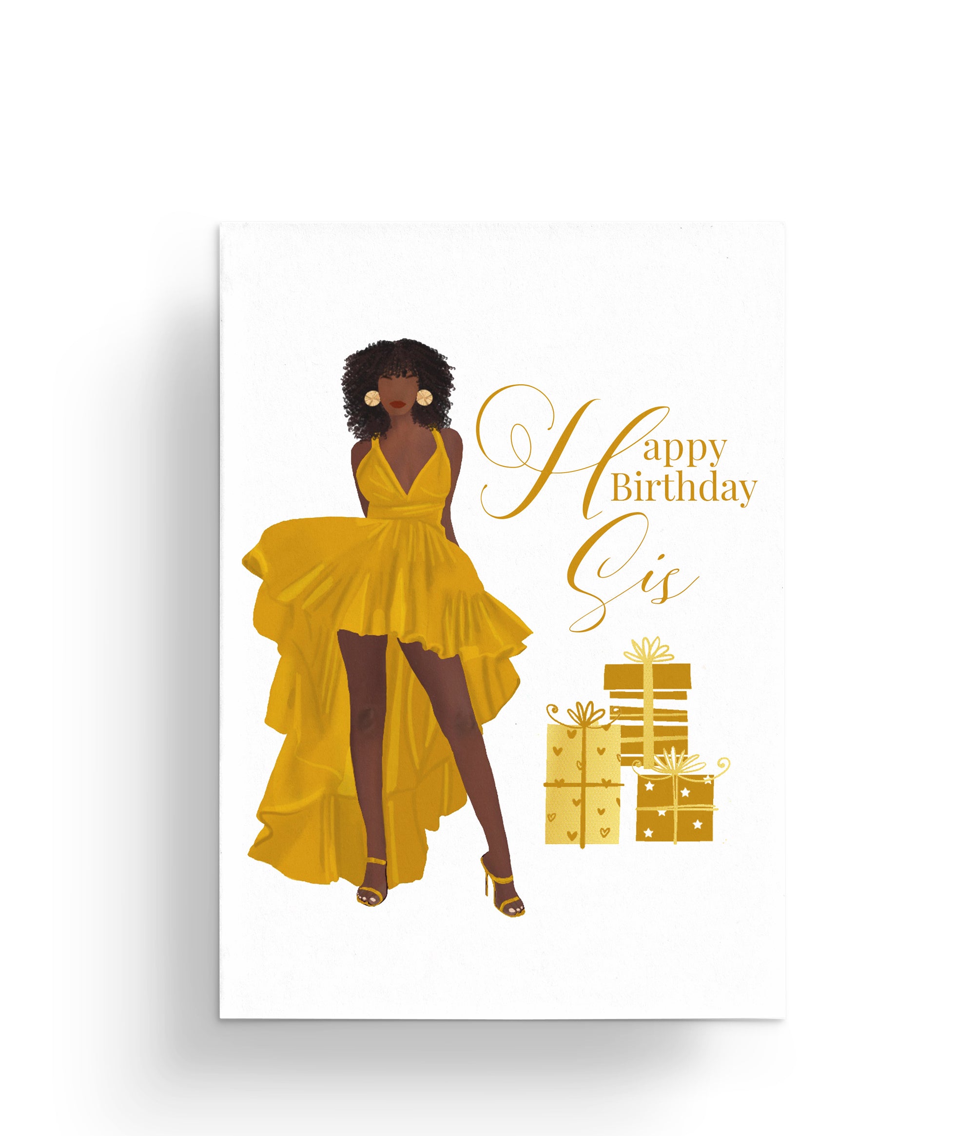 Sigma Gamma Rho Happy Birthday Card - K. Jones Art and Design