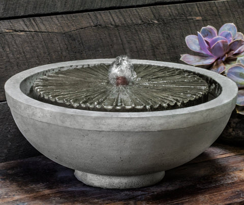 Equinox Garden Terrace Birdbath Fountain