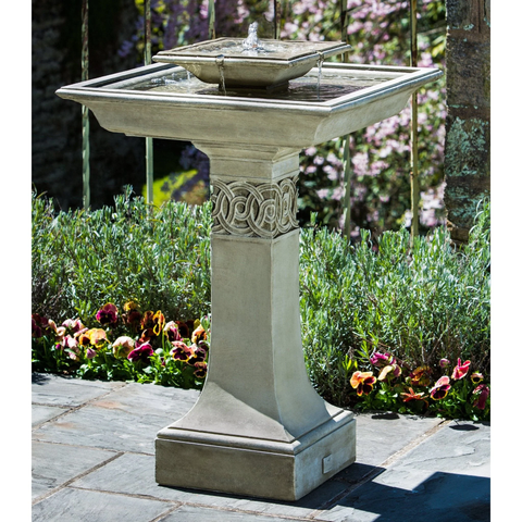 Portwenn Garden Birdbath Water Fountain