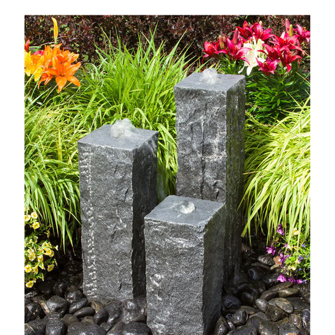 Triple Raw Cut - Granite Stone Fountain