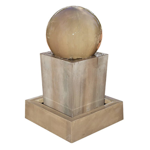 Vortex Fountain with Ball - Outdoor Fountain by Gist G-VRTX-BALL