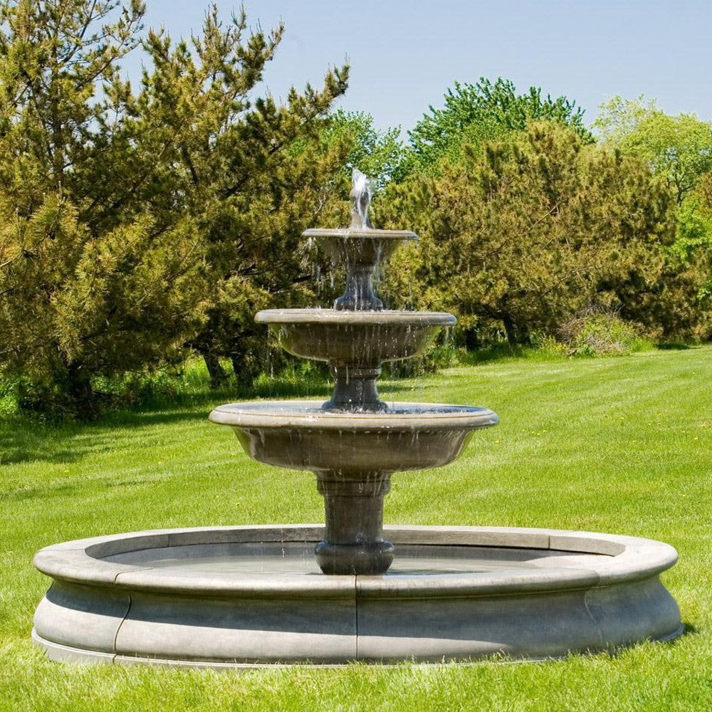 Newport Outdoor Water Fountain by Campania