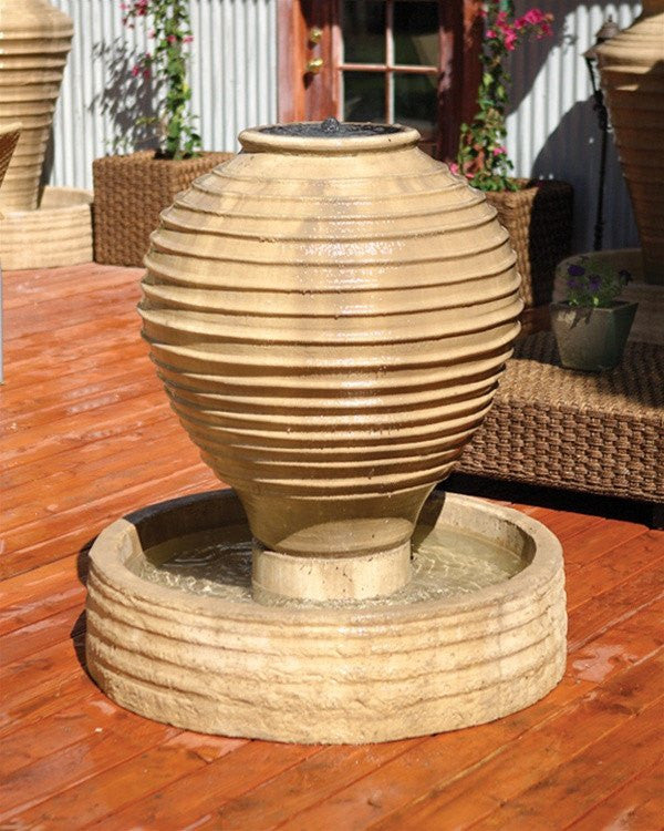 aquascape scalloped urn fountain complete landscape kitaquascape  on vase water fountain outdoor
