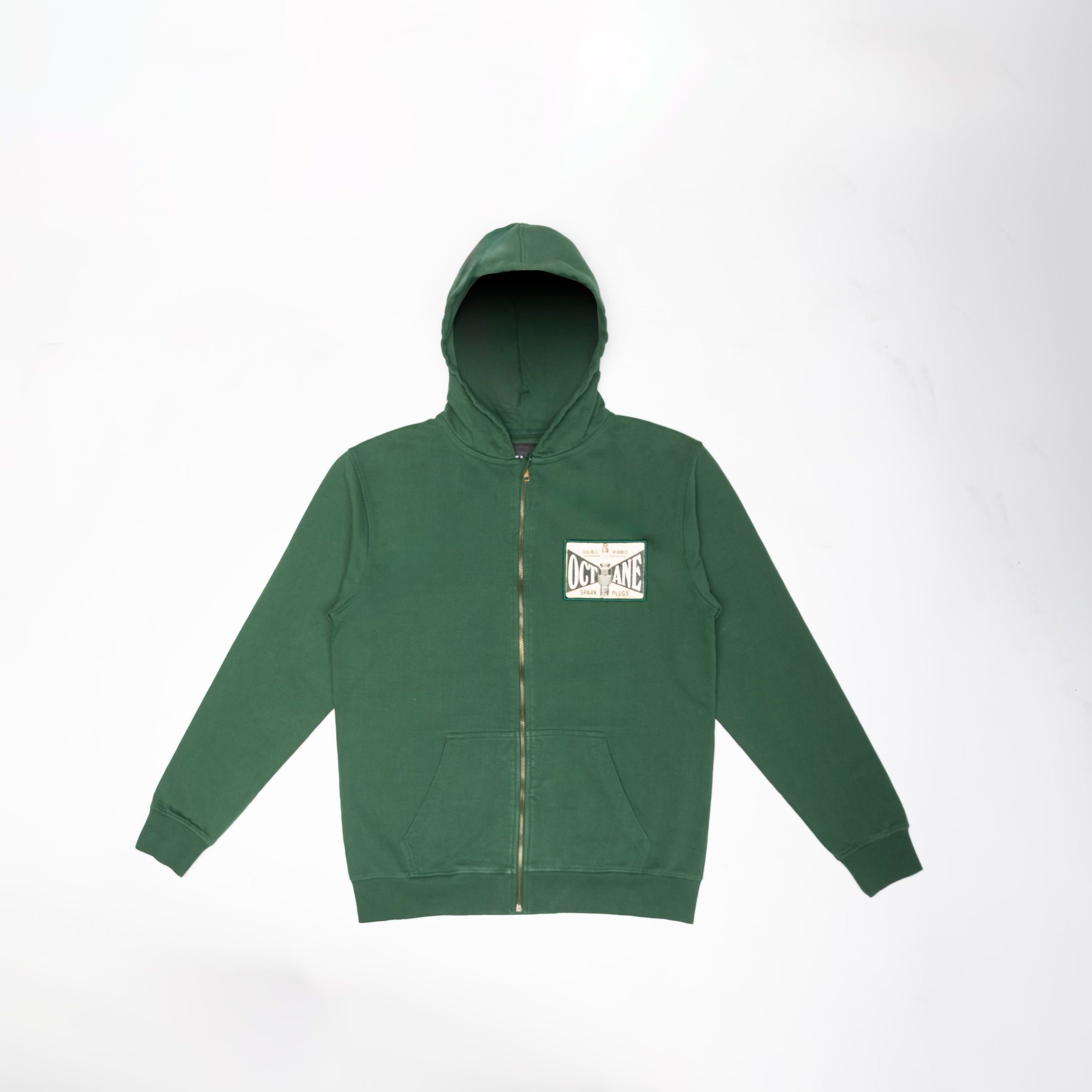 OCTANE PREMIUM GRADE ZIP UP HOODIE (GREEN)