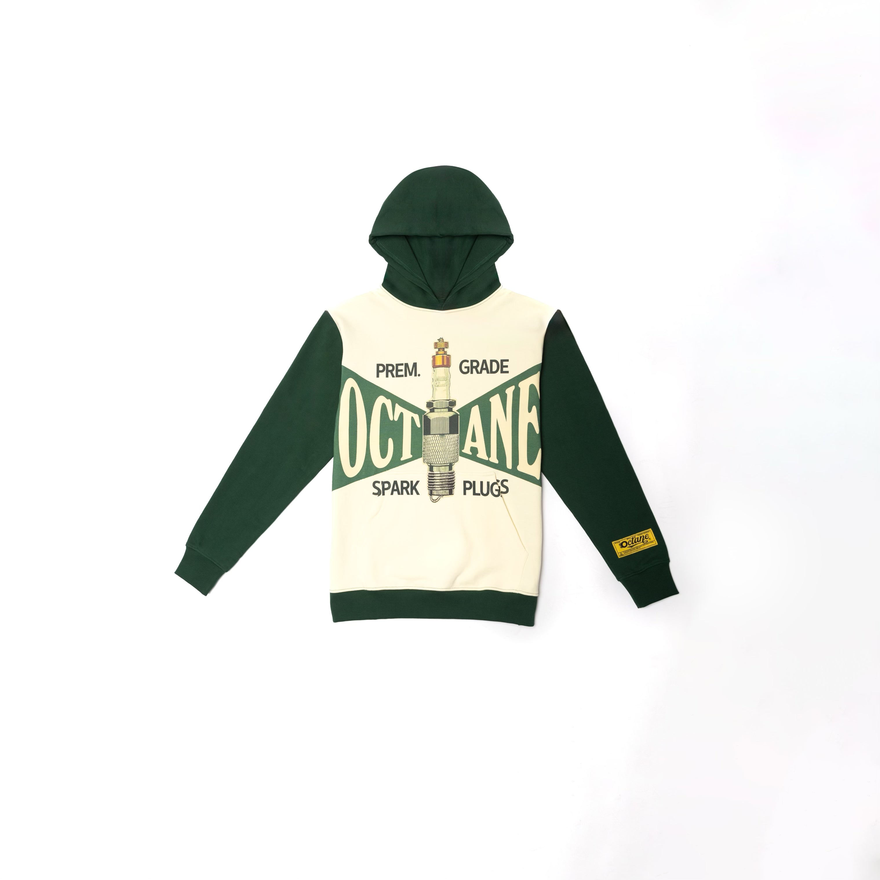 OCTANE PREMIUM GRADE PULLOVER (GREEN/CREAM)