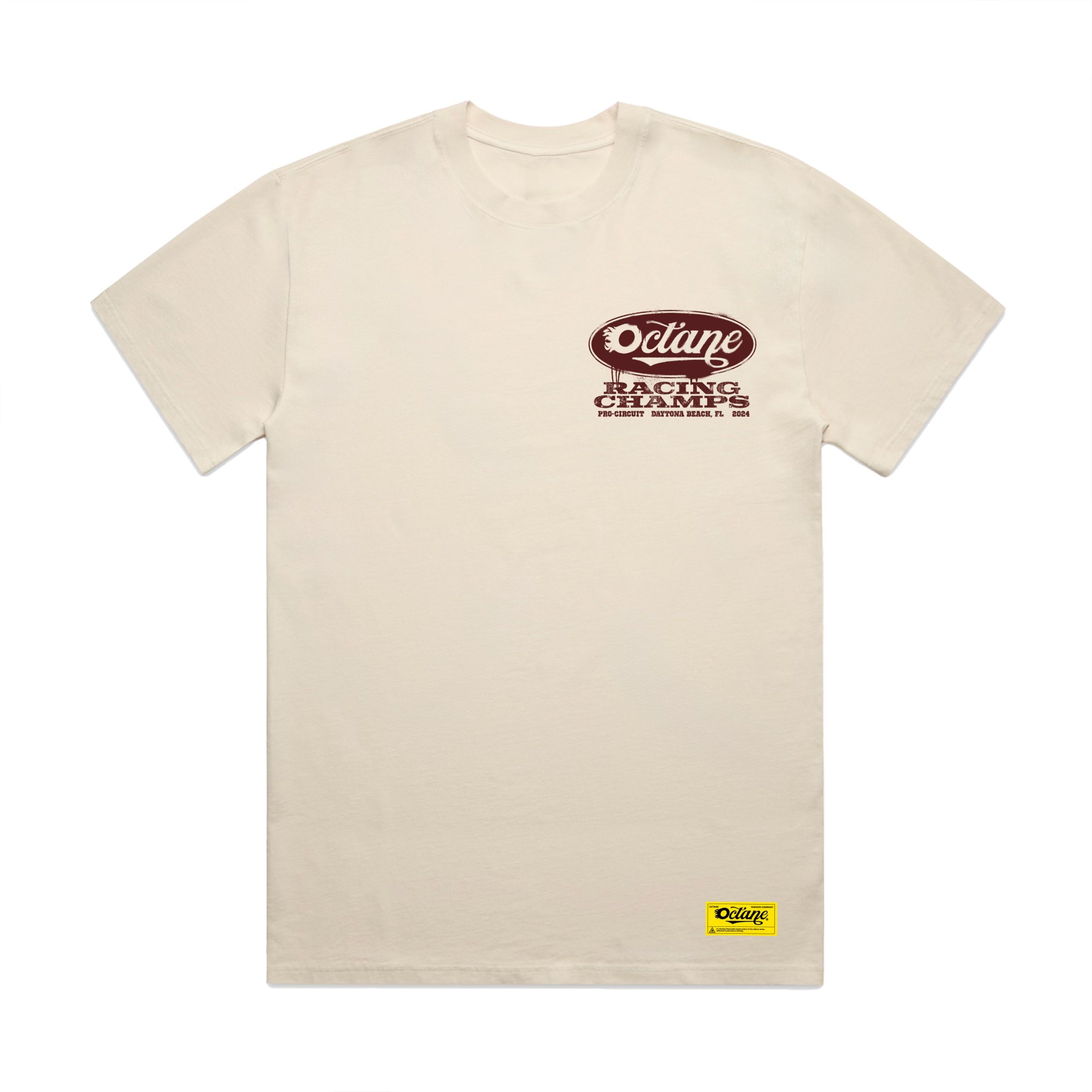 OCTANE MOTORCROSS COMIC BIKER CREAM TEE