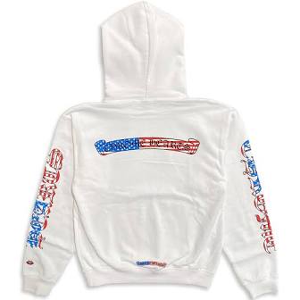 Chrome Hearts Matty Boy America Hoodie White (KV) – AGENDA