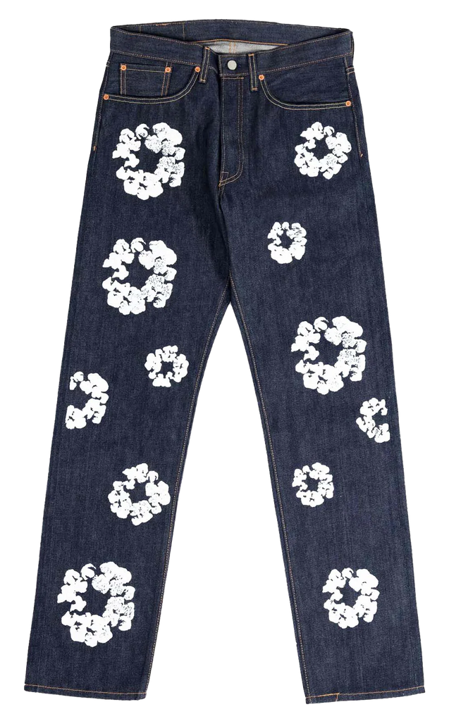 Denim Tears Jeans THE COTTON WREATH JEAN SELVEDGE – AGENDA