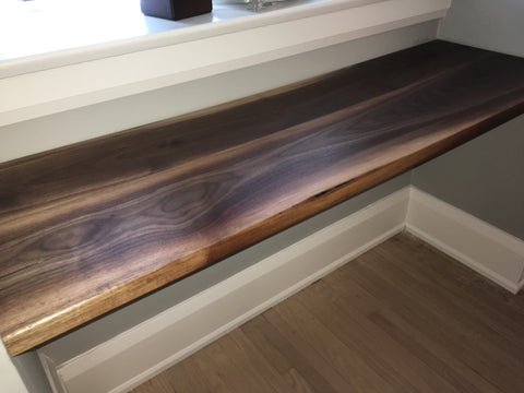 Black walnut desk