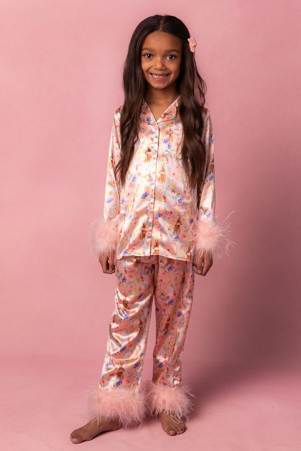 Easter Organic 2-Piece Pajama Set, Bunny Plaid – SpearmintLOVE