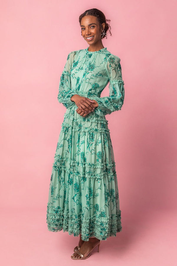 Andie Dress in Emerald Velvet - FINAL SALE – Ivy City Co