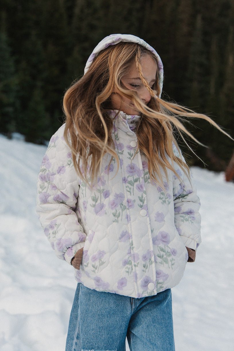 Quilted Floral Coat -  Canada