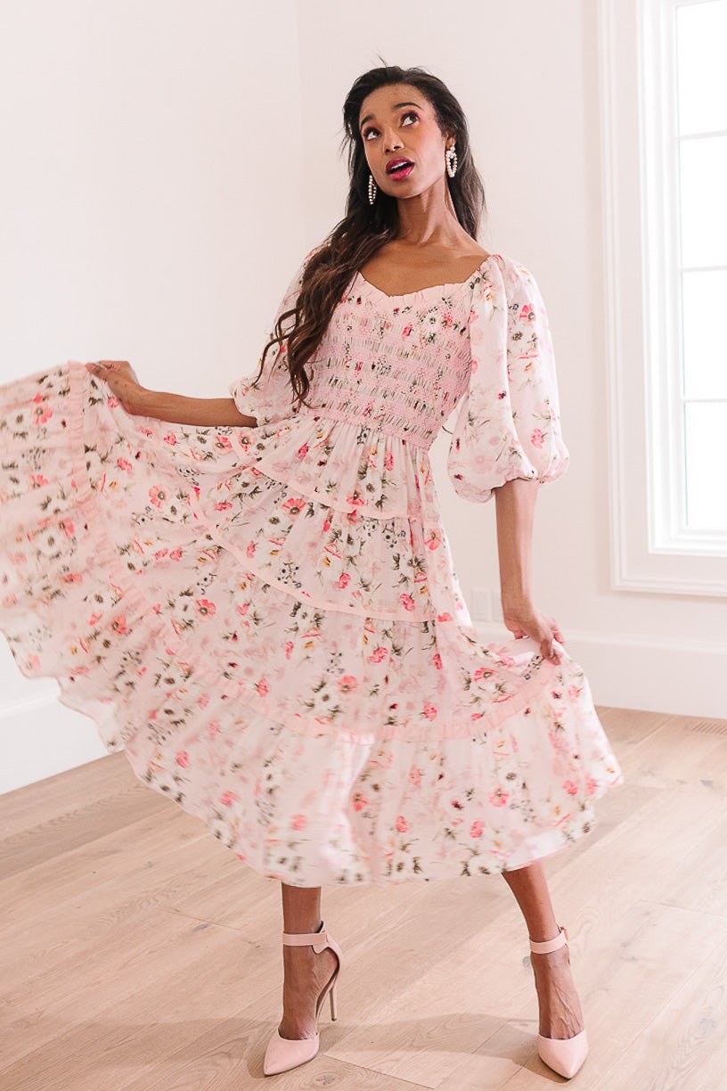 ROLLA'S Ivy Floral Sophie Dress - Pink – shopthecollector