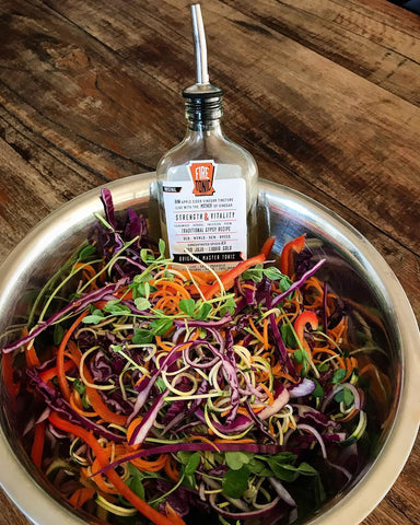 Asian Slaw with Fire Tonic
