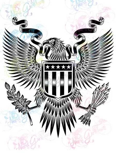 Download American Eagle Emblem America Digital Print Svg Png Jpg Files Nerdgirltees