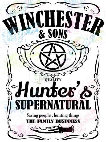 Winchester And Sons Supernatural Fandoms Digital Print Svg Png Nerdgirltees