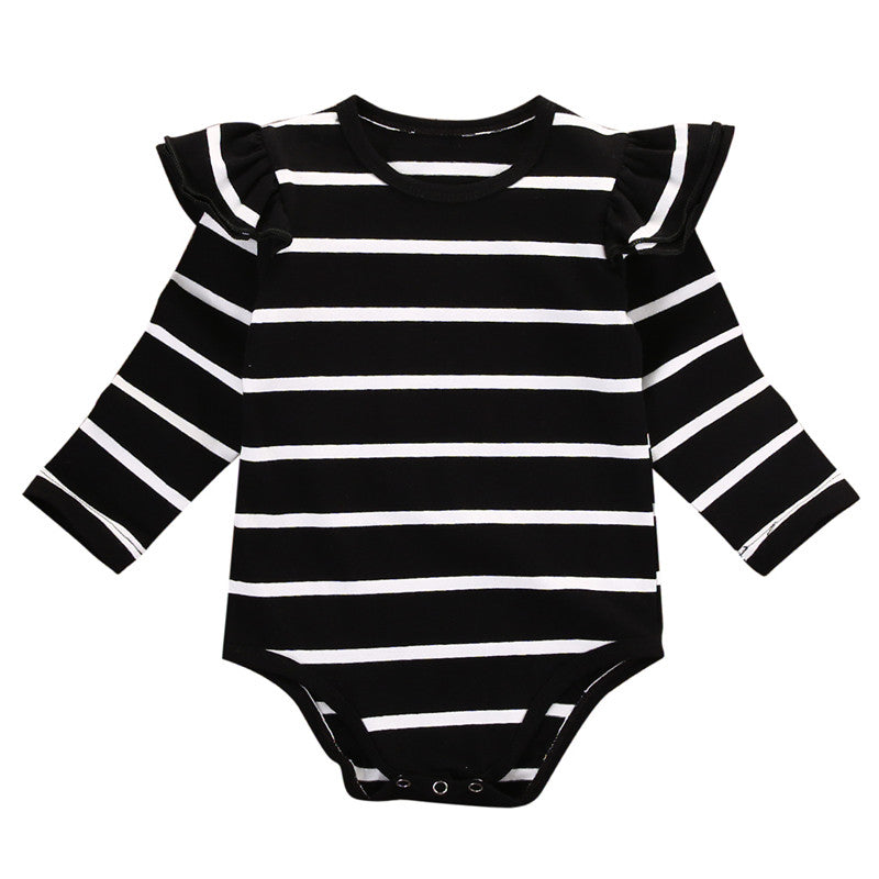 black long sleeve baby onesie