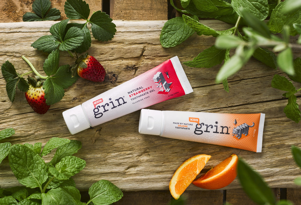 Grin Natural Kids Toothpaste Fluoride Free