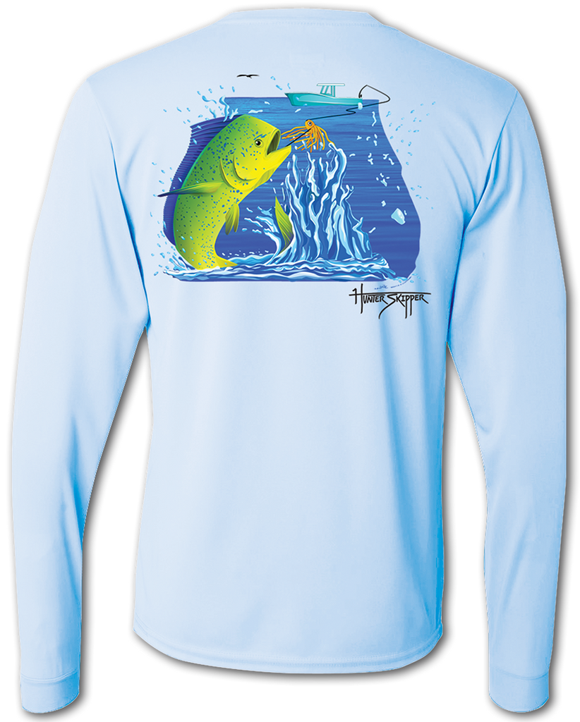 Florida Apparel | Shirts Sleeve | Saltwater Fishing Apparel - Hunter