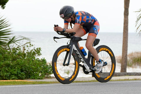 Grace Alexander bike portion of Gulf Coast 70.3