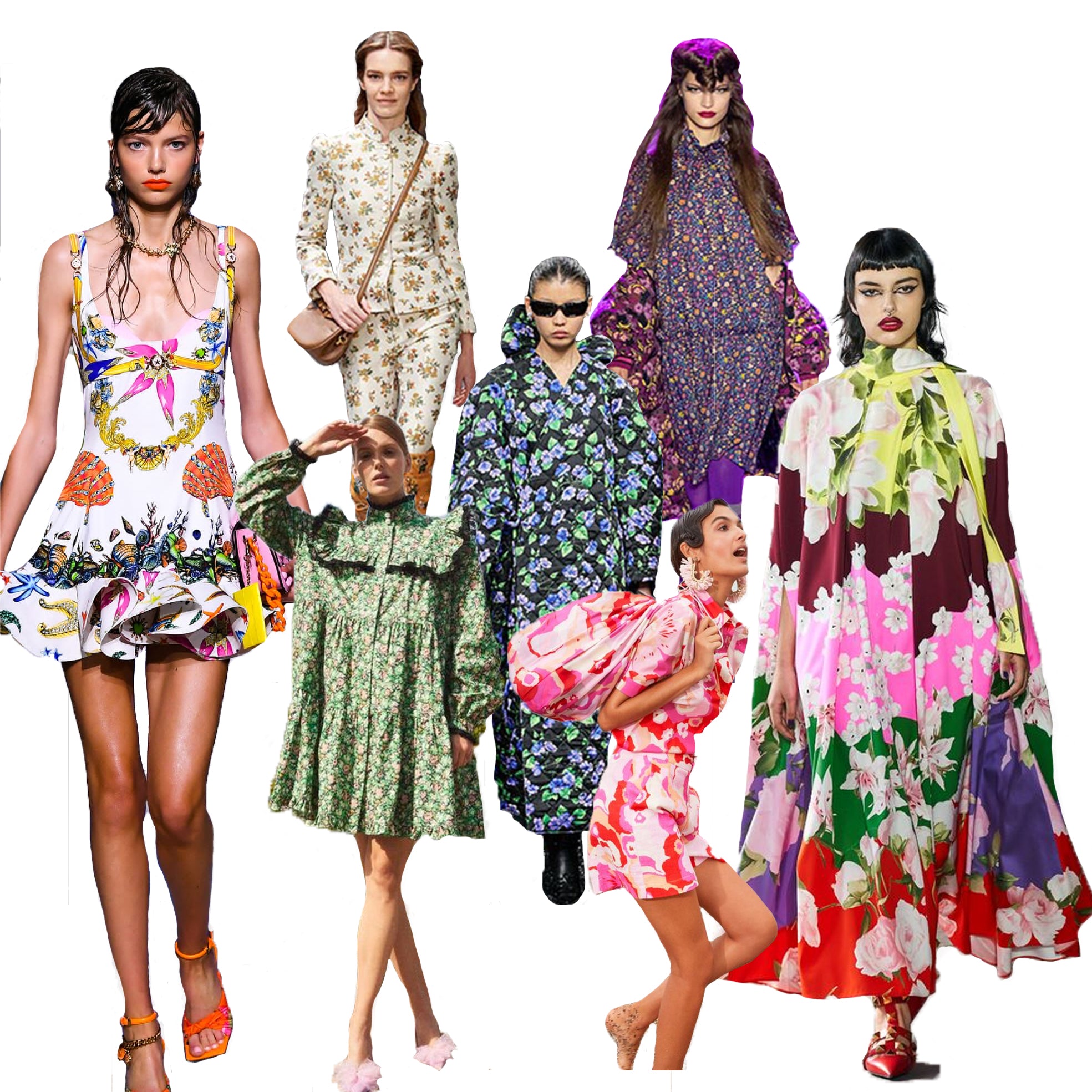 Trippy Hippy Bold Florals- Trend Report Spring/Summer 2021