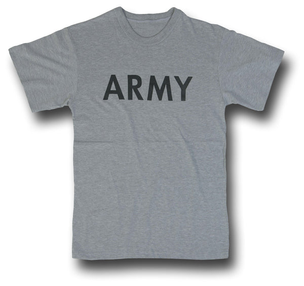 GREY USA ARMY T-SHIRT | Silvermans