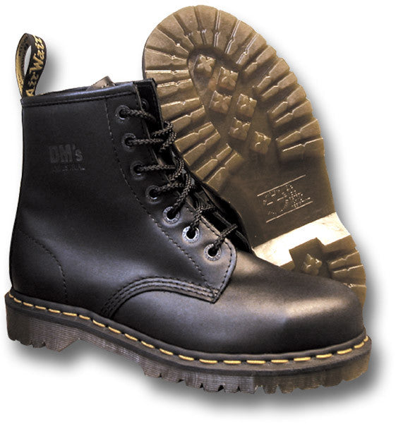 dr marten steel toe cap work boots