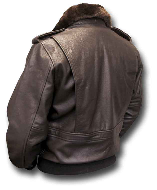 GTH A3 BROWN LEATHER JACKET