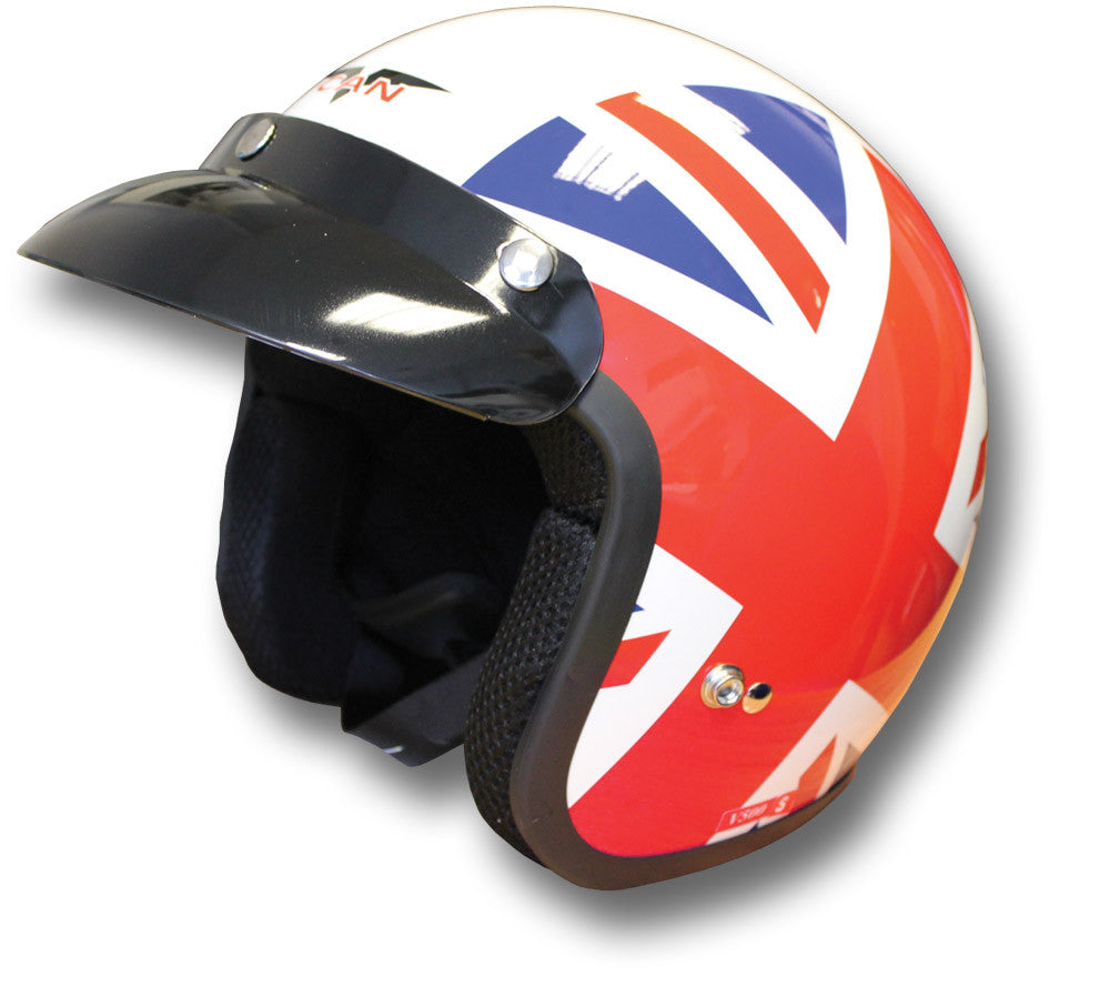 VCAN V500 UNION JACK HELMET | Silvermans