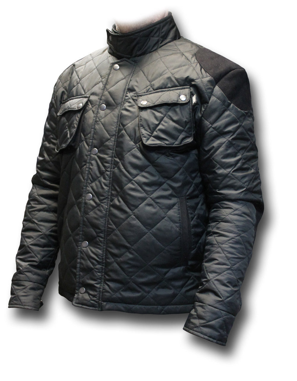 Motorcycle Jackets SILVERMANS LONDON FASTBACK QUILTED MOTORCYCLE JACKET