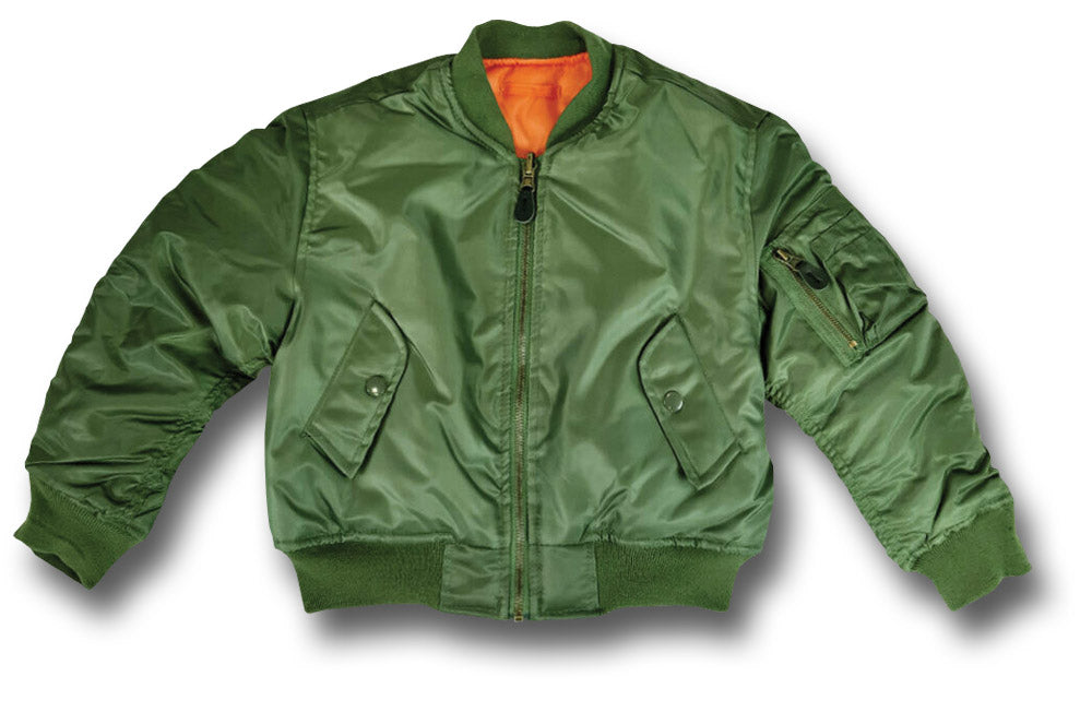 KIDS MA1 PILOTS JACKET PLAIN