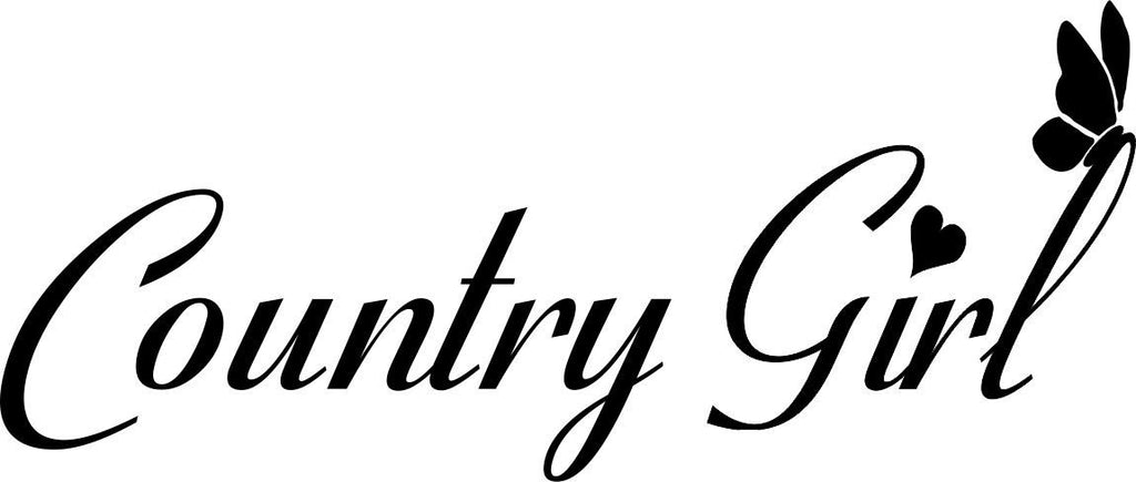 Country girl 2 country & western decal – North 49 Decals