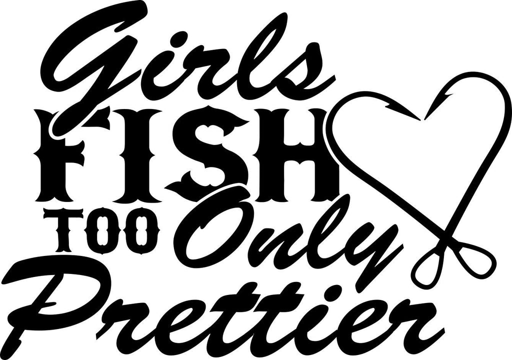 Download Girls fish too..Only prettier fishing decal - North 49 Decals